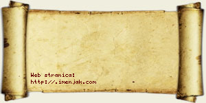 Bata Jaglikić vizit kartica